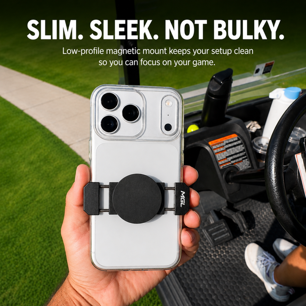 Magnetic Golf Cart Phone Mount