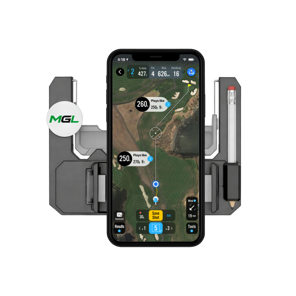 Golf Cart Steering Wheel Phone Mount - Monarch Golf Lab